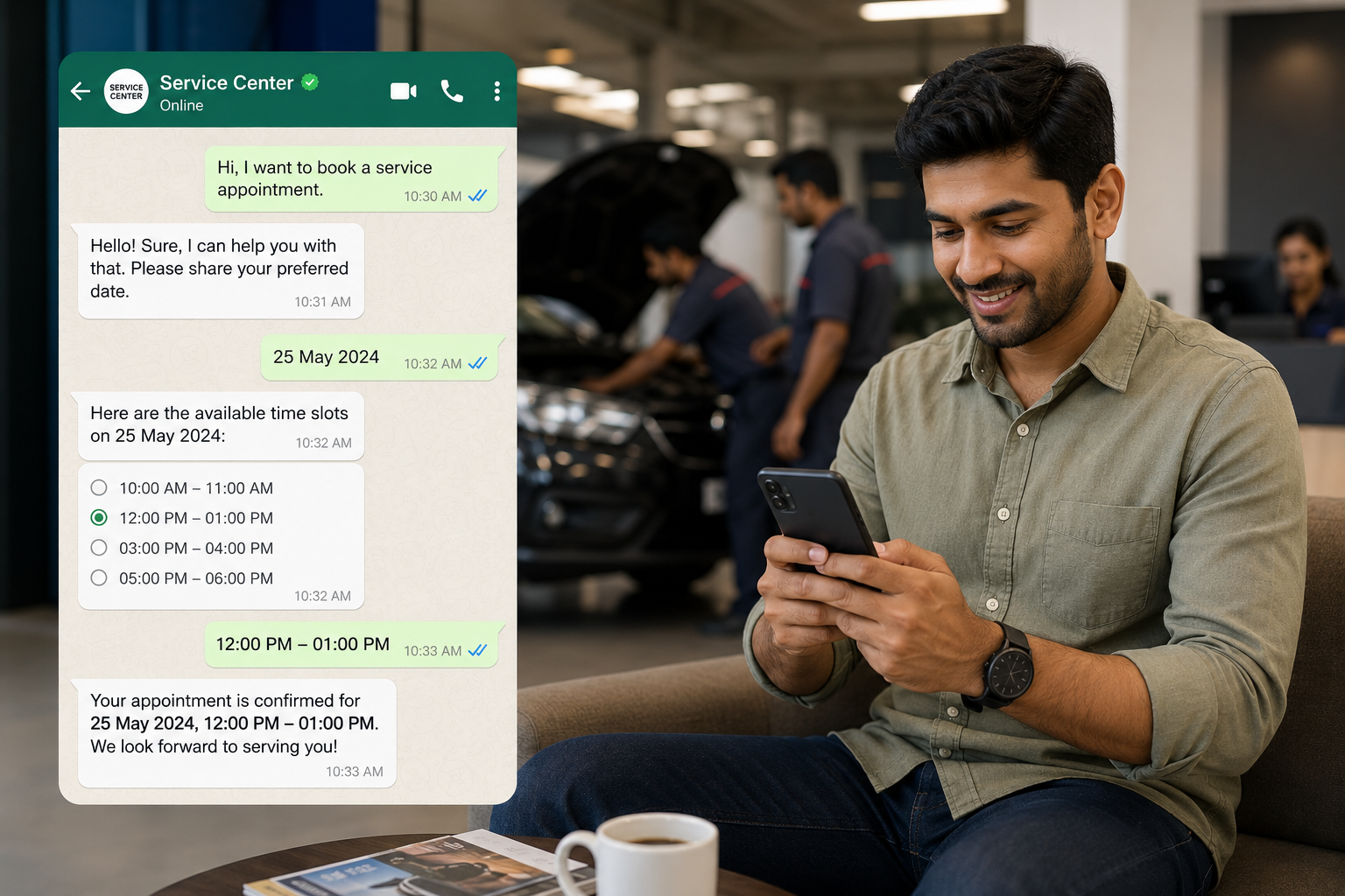 Automotive appointment scheduling
