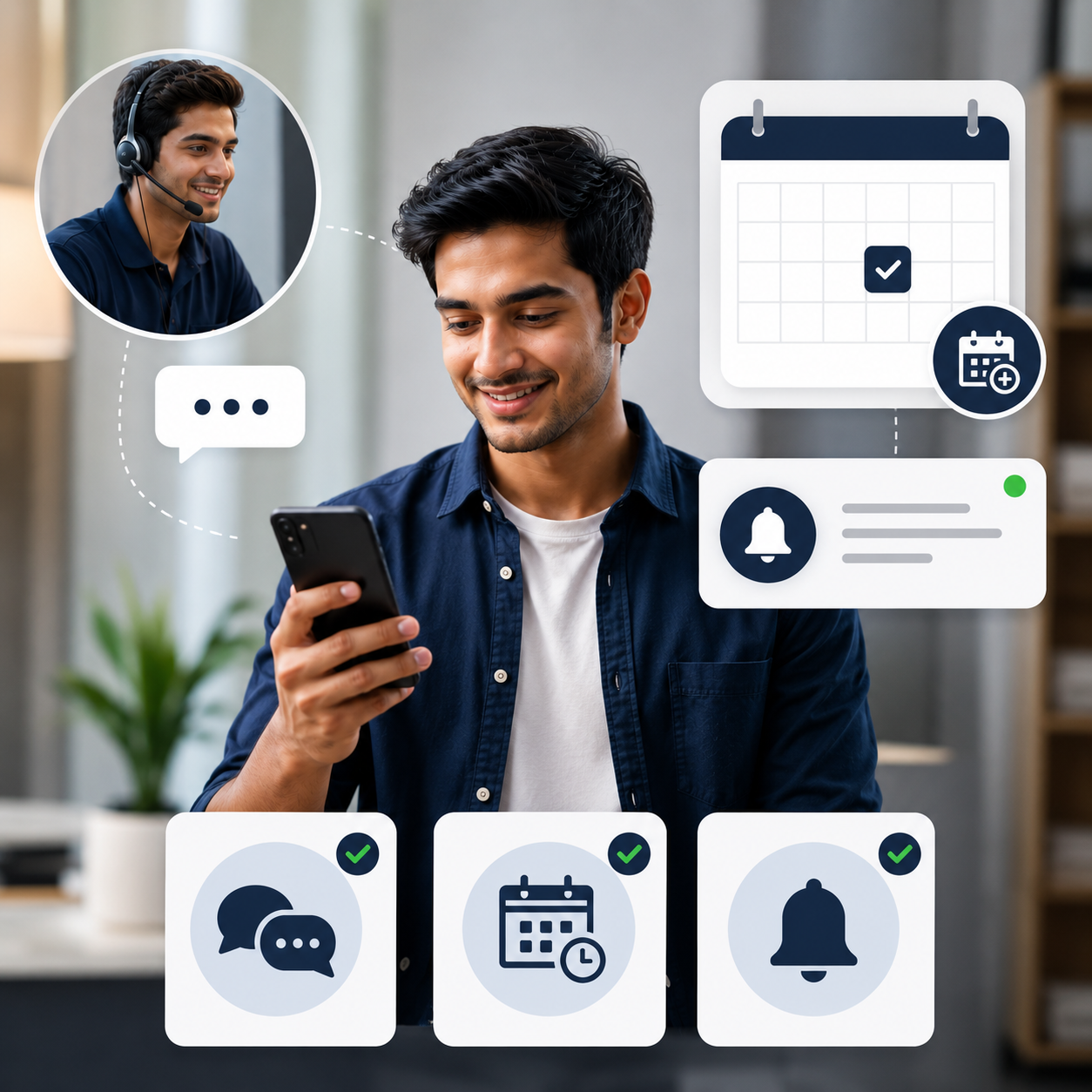 Automotive WhatsApp service journey