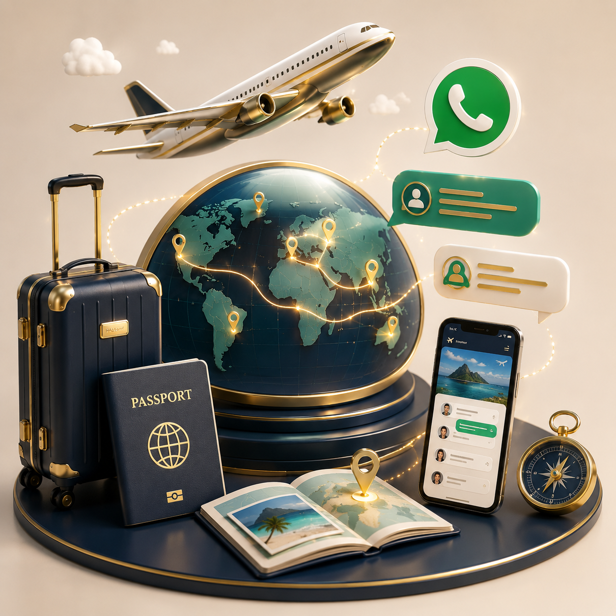 Travel and tourism WhatsApp customer journey